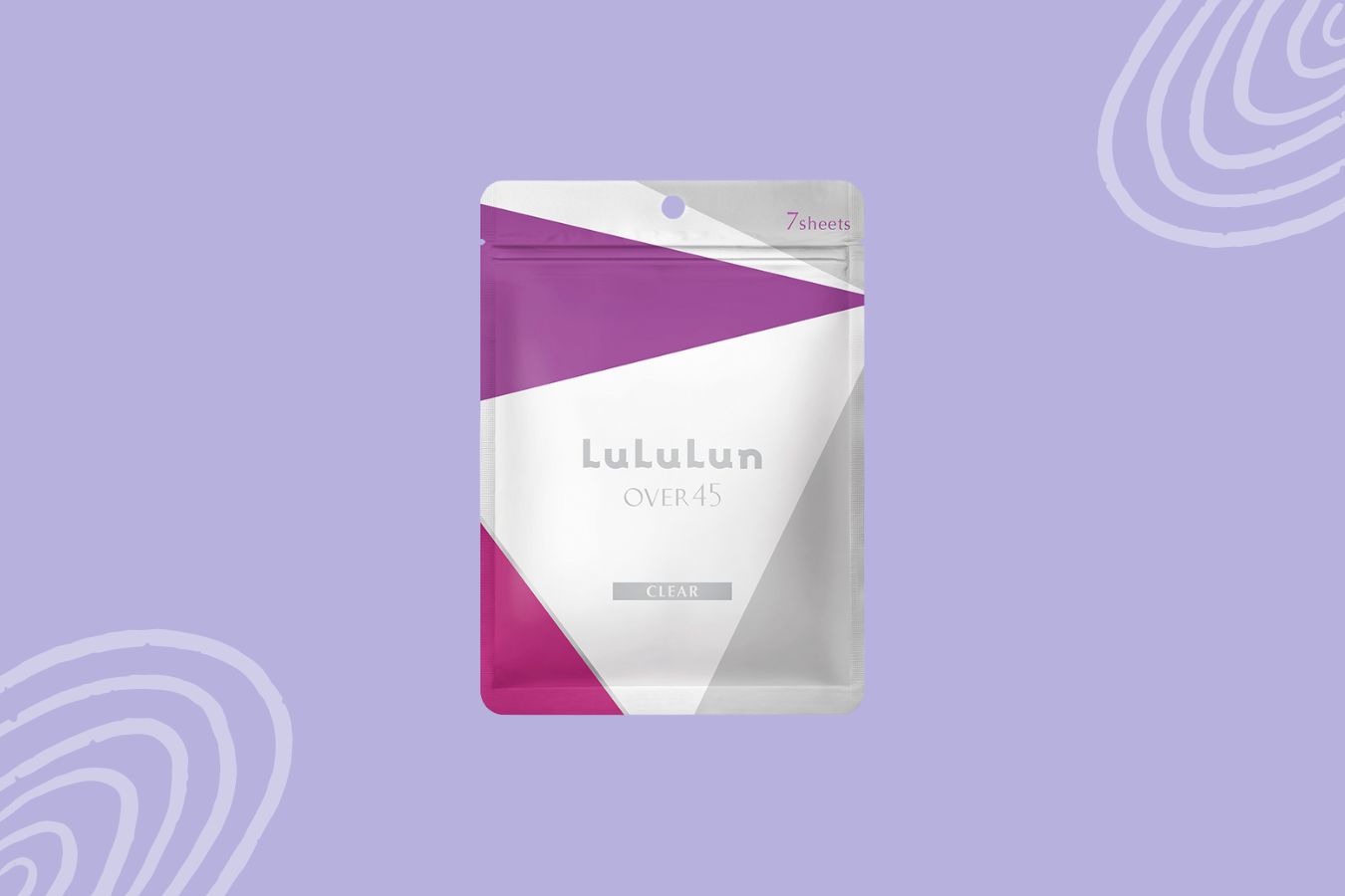 LULULUN - Over 45 Clear Sheet Mask / Maschera anti-age e anti-macchie (confezione da 7)