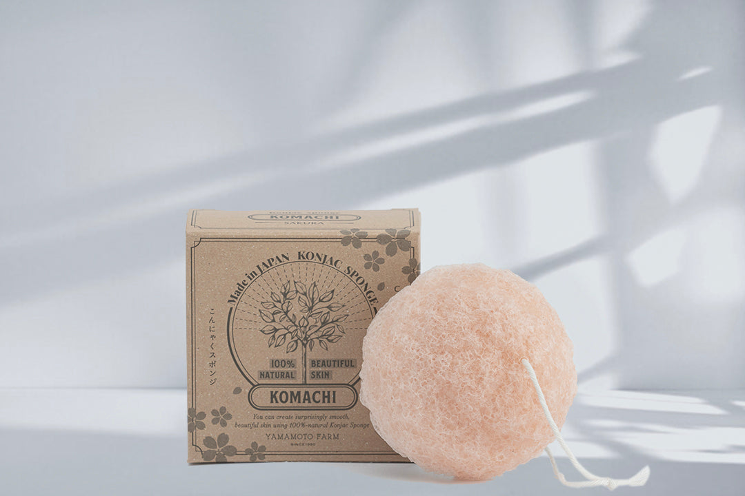 🌱 KOMACHI SPUGNETTE DI KONJAC - Cherry Blossom